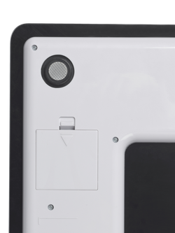 Salter Extra Wide Analyser Bathroom Scale, Black - view 2, Black