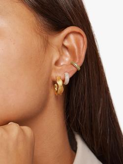 ENAMEL Copenhagen Ane Small Hoop Earrings - view 2, Gold