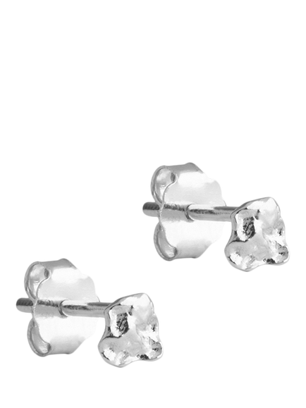 ENAMEL Copenhagen Rio Mini Stud Earrings, Silver