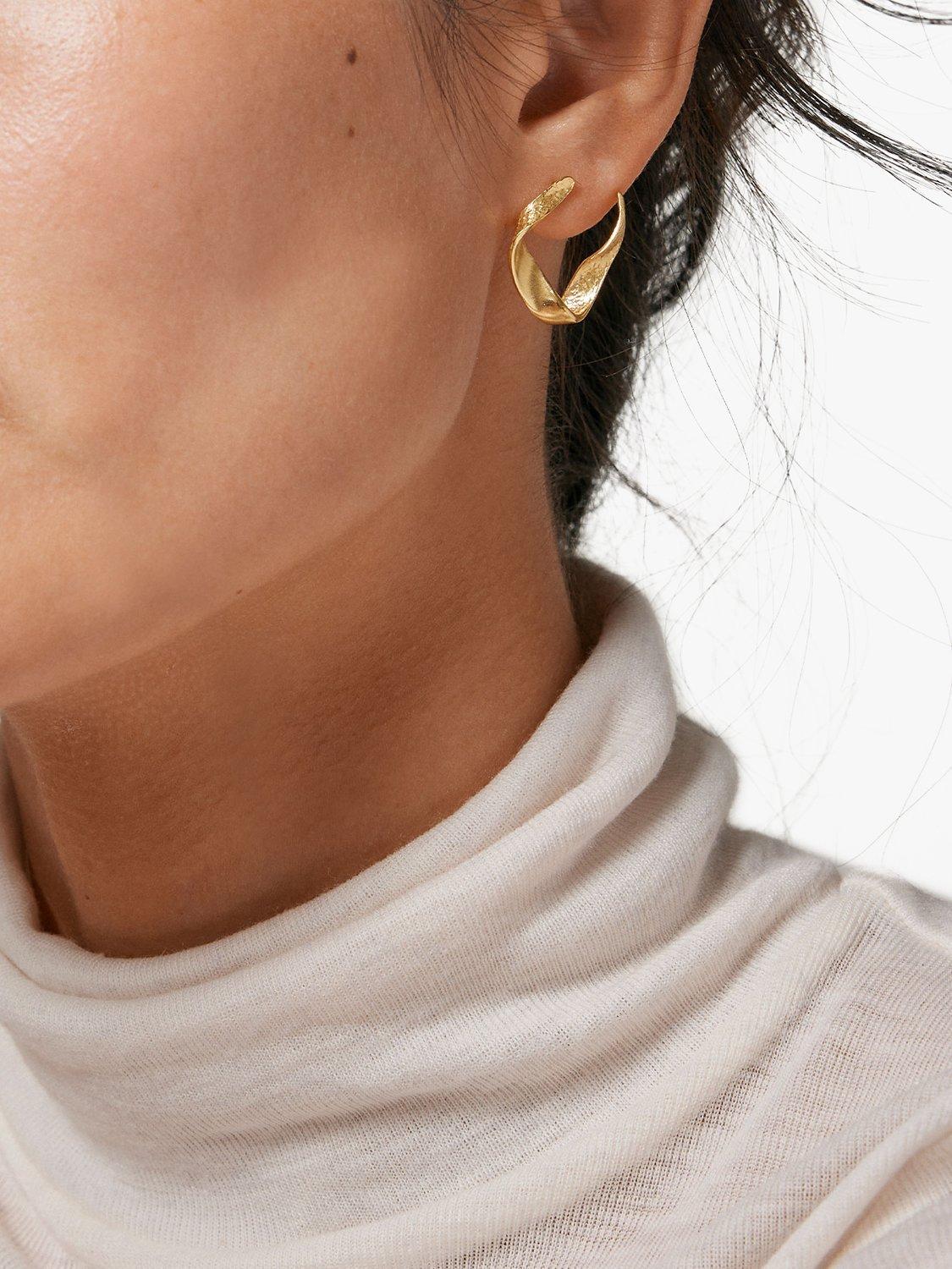 Product image 2 of 4, which shows ENAMEL Copenhagen Dalia Earrings, Gold