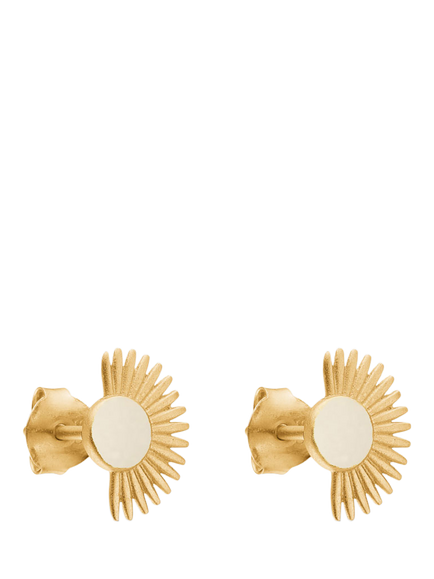 ENAMEL Copenhagen Soleil Stud Earrings, Gold