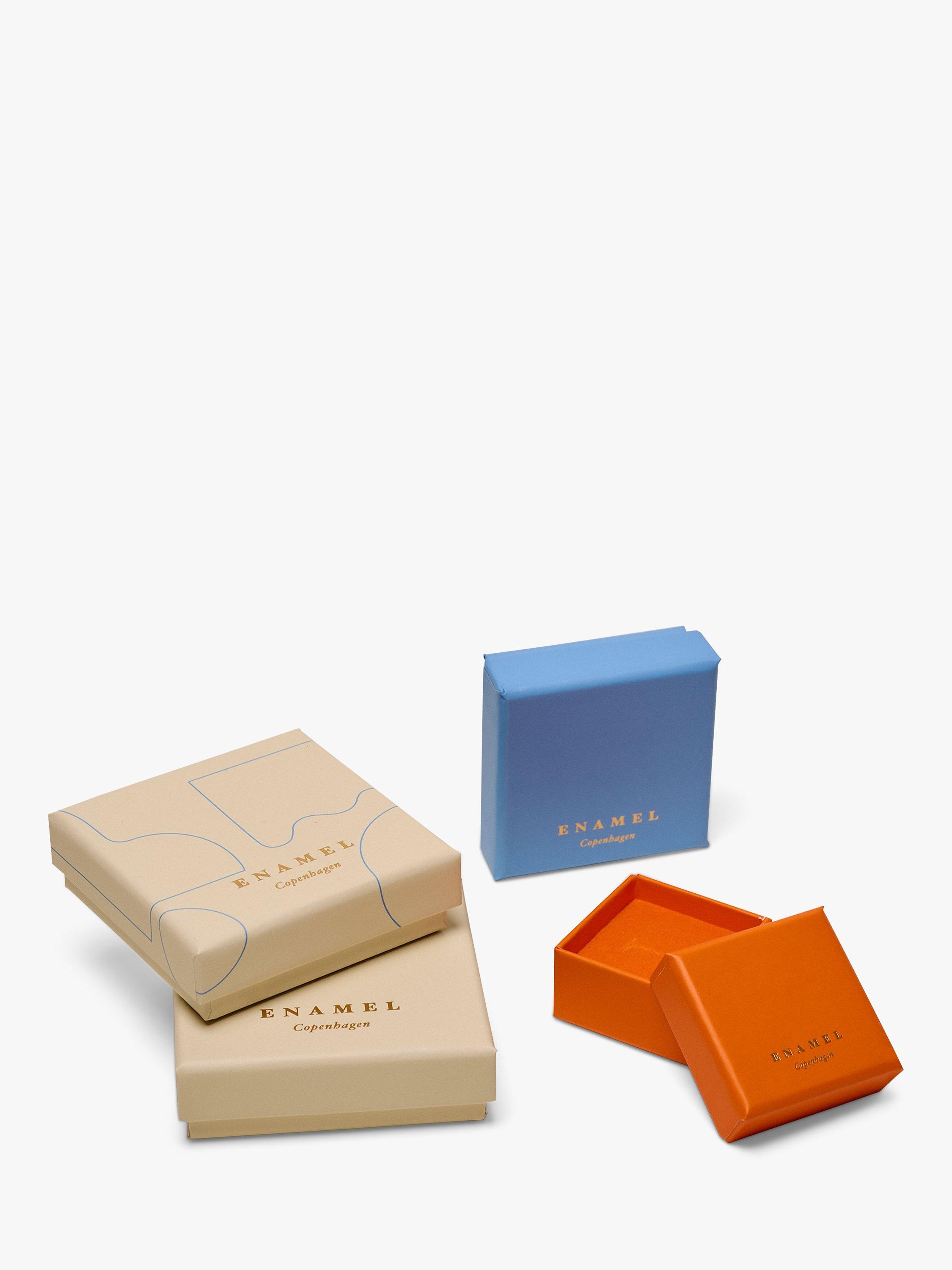 Product image 4 of 4, which shows ENAMEL Copenhagen Soleil Stud Earrings, Green