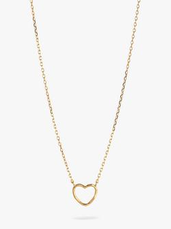 ENAMEL Copenhagen Heart Necklace, Gold, Yellow Gold