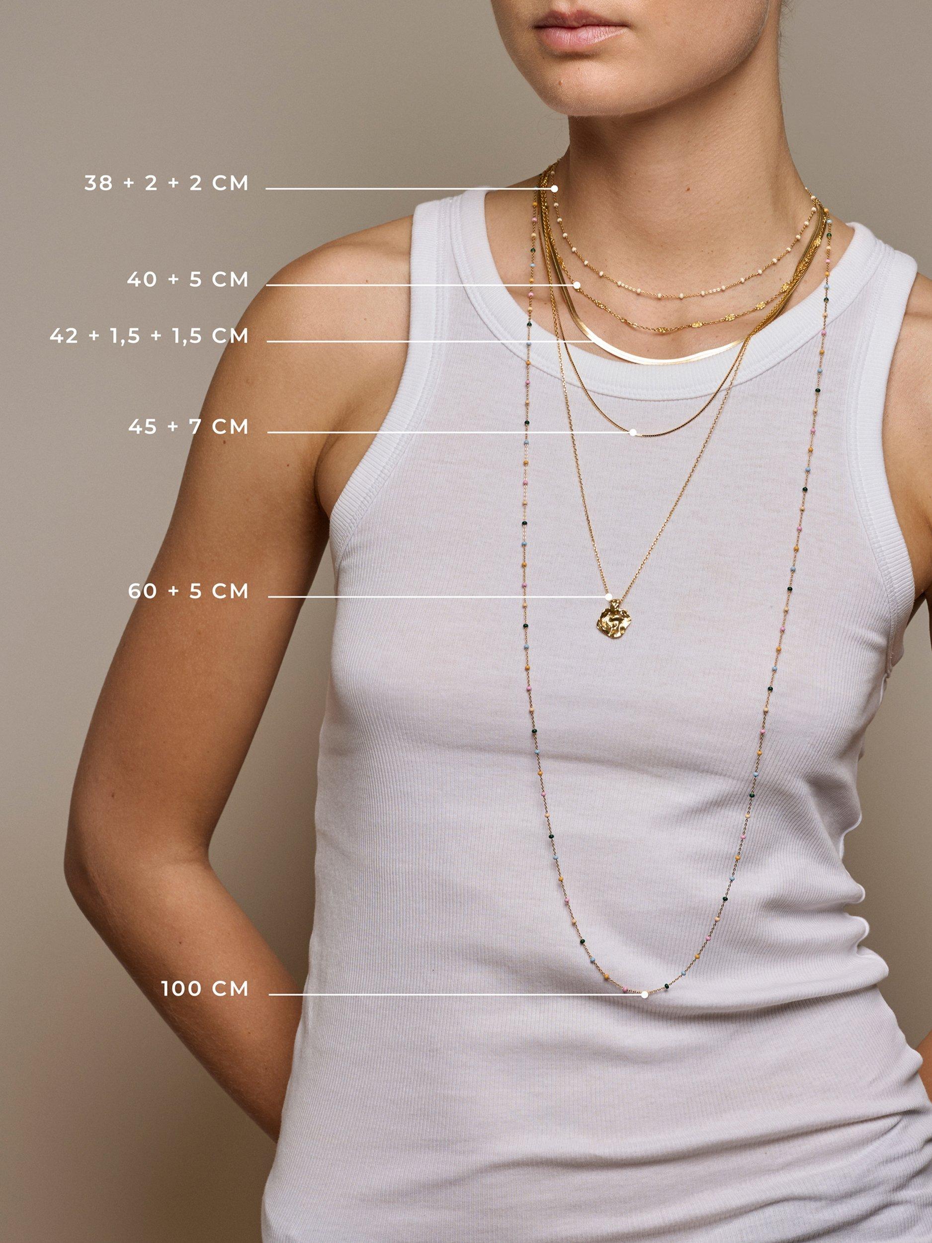 Product image 6 of 6, which shows ENAMEL Copenhagen Amore Necklace, Gold