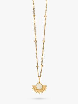 ENAMEL Copenhagen Soleil Necklace - view 2, Gold/White