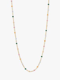 ENAMEL Copenhagen Lola Chain Necklace, Gold/Multi