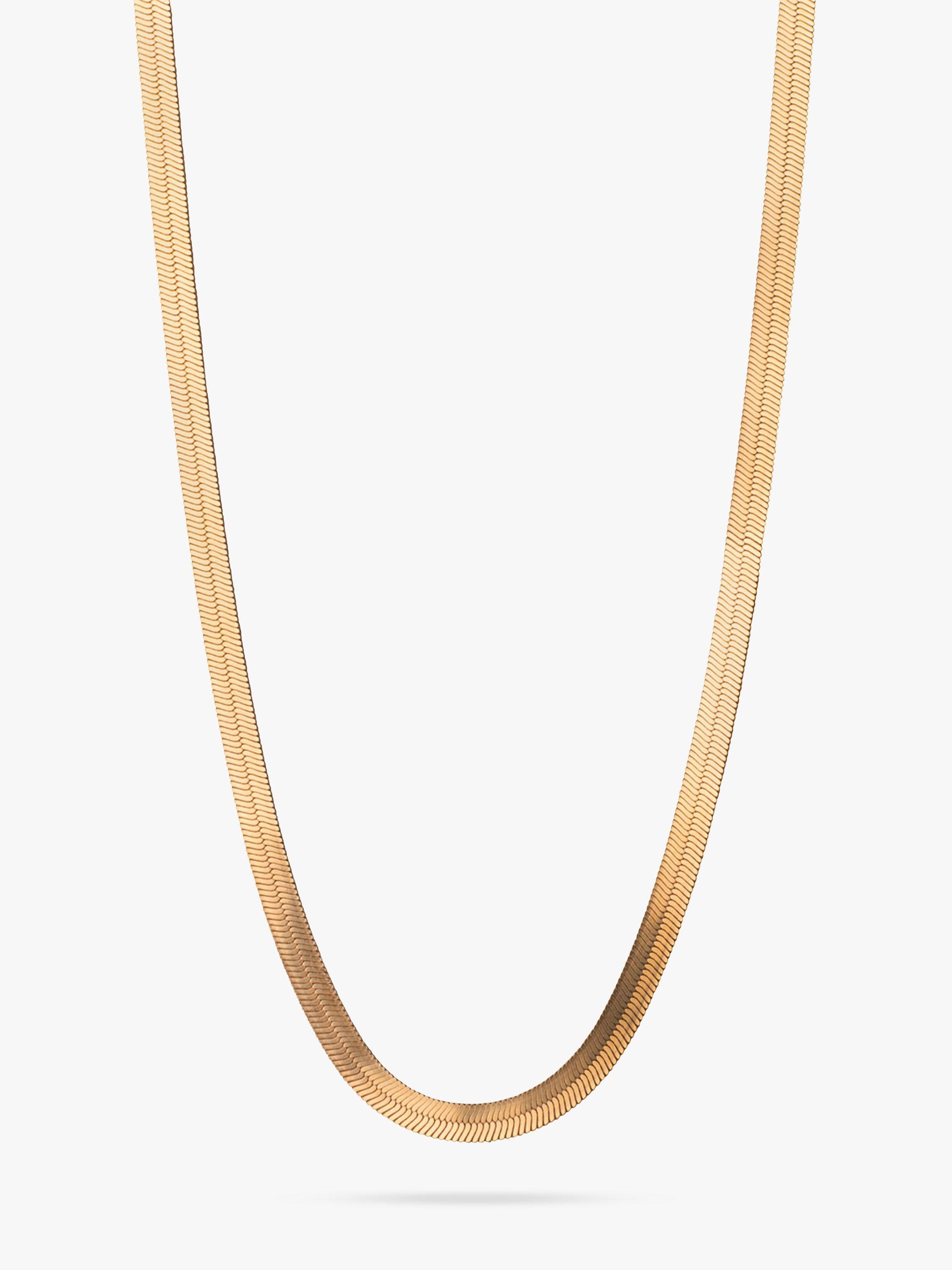 Product image 1 of 5, which shows ENAMEL Copenhagen Carla 18ct Yellow Gold Chain Necklace