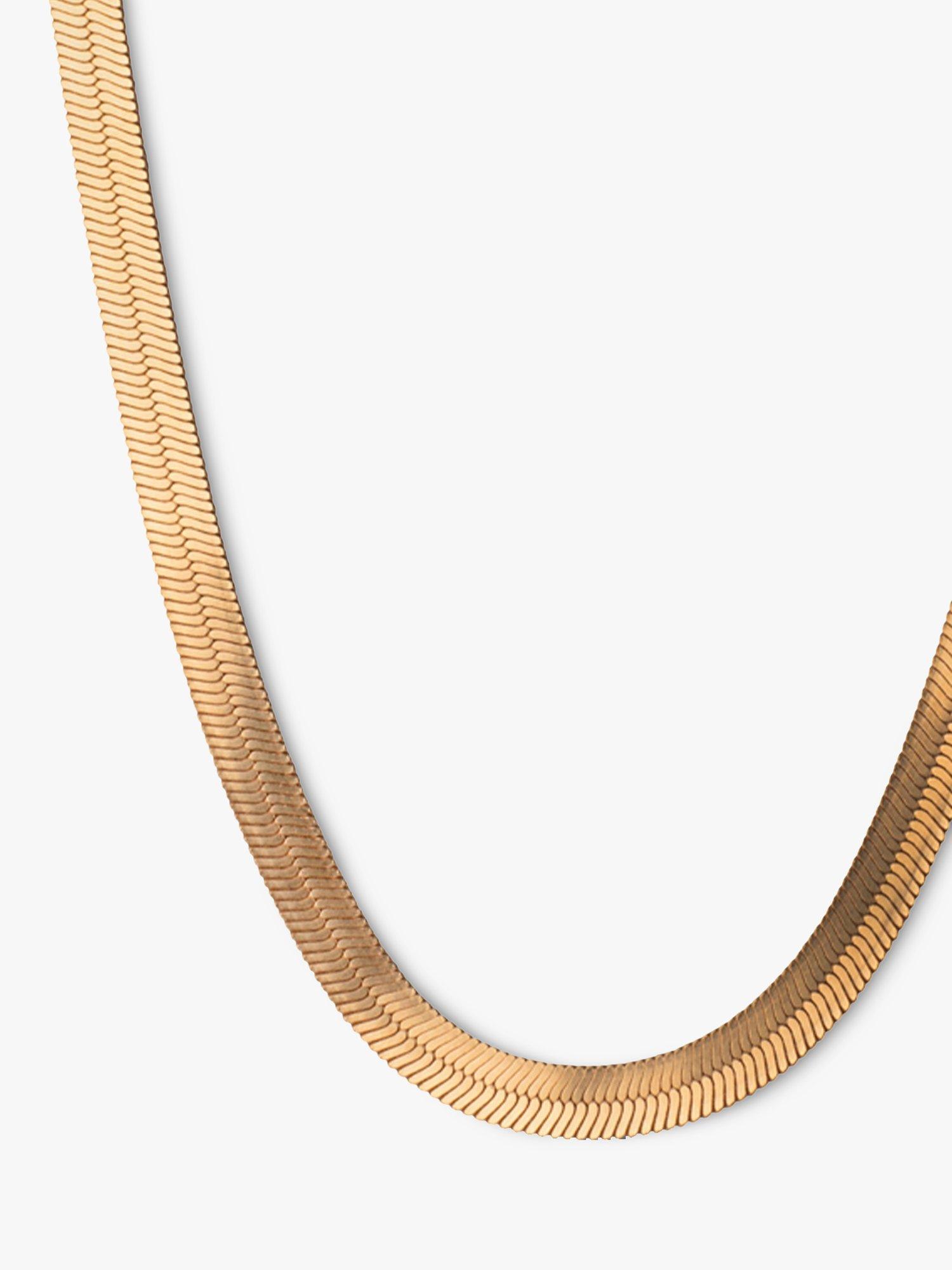 Product image 2 of 5, which shows ENAMEL Copenhagen Carla 18ct Yellow Gold Chain Necklace