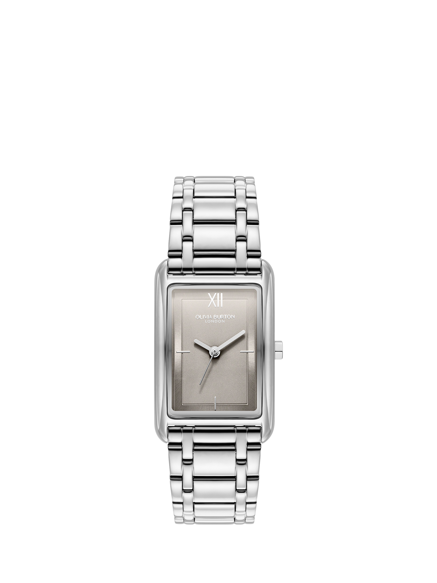 Product image 1 of 6, which shows Olivia Burton Women's Grove Bracelet Strap Watch, Silver/Grey 24000194