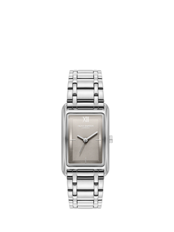 Olivia Burton Women's Grove Bracelet Strap Watch, Silver/Grey