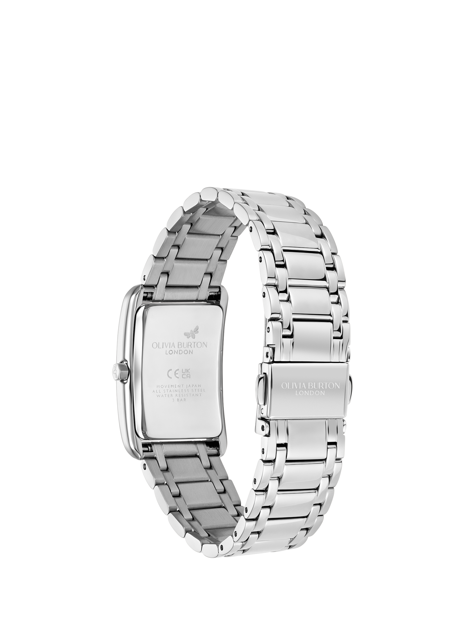 Product image 5 of 6, which shows Olivia Burton Women's Grove Bracelet Strap Watch, Silver/Grey 24000194