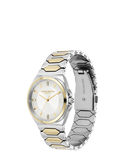 Olivia Burton 24000203 Women's Lustre Bracelet Strap Watch, Multi - view 2, Multi