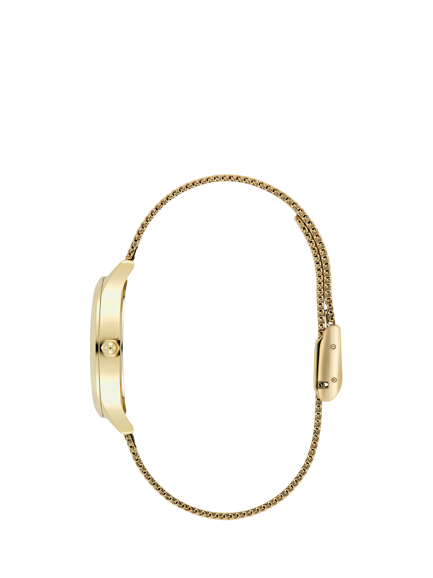Product image 3 of 7, which shows Olivia Burton Women's Micro-Pave Crystal Mesh Strap Watch, Gold 24000214