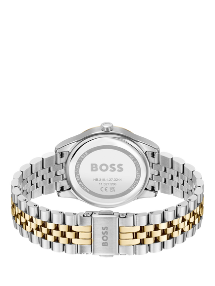 BOSS 1502779 Women's Graceful Bracelet Strap Watch, Silver/Gold - view 2, Bi-colour