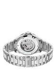 BOSS Men's Troper Automatic Bracelet Strap Watch, Silver/Black