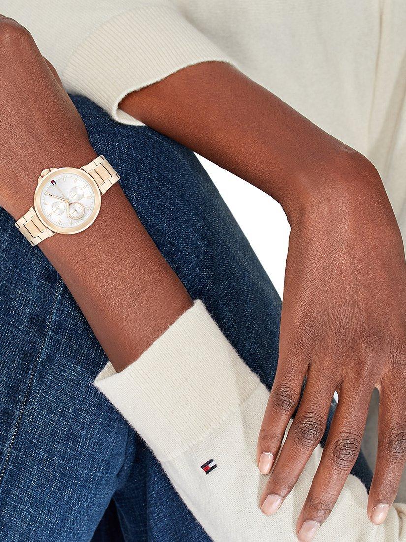 Product image 4 of 6, which shows Tommy Hilfiger Womens' Lori Bracelet Strap Watch, Rose Gold 1782756