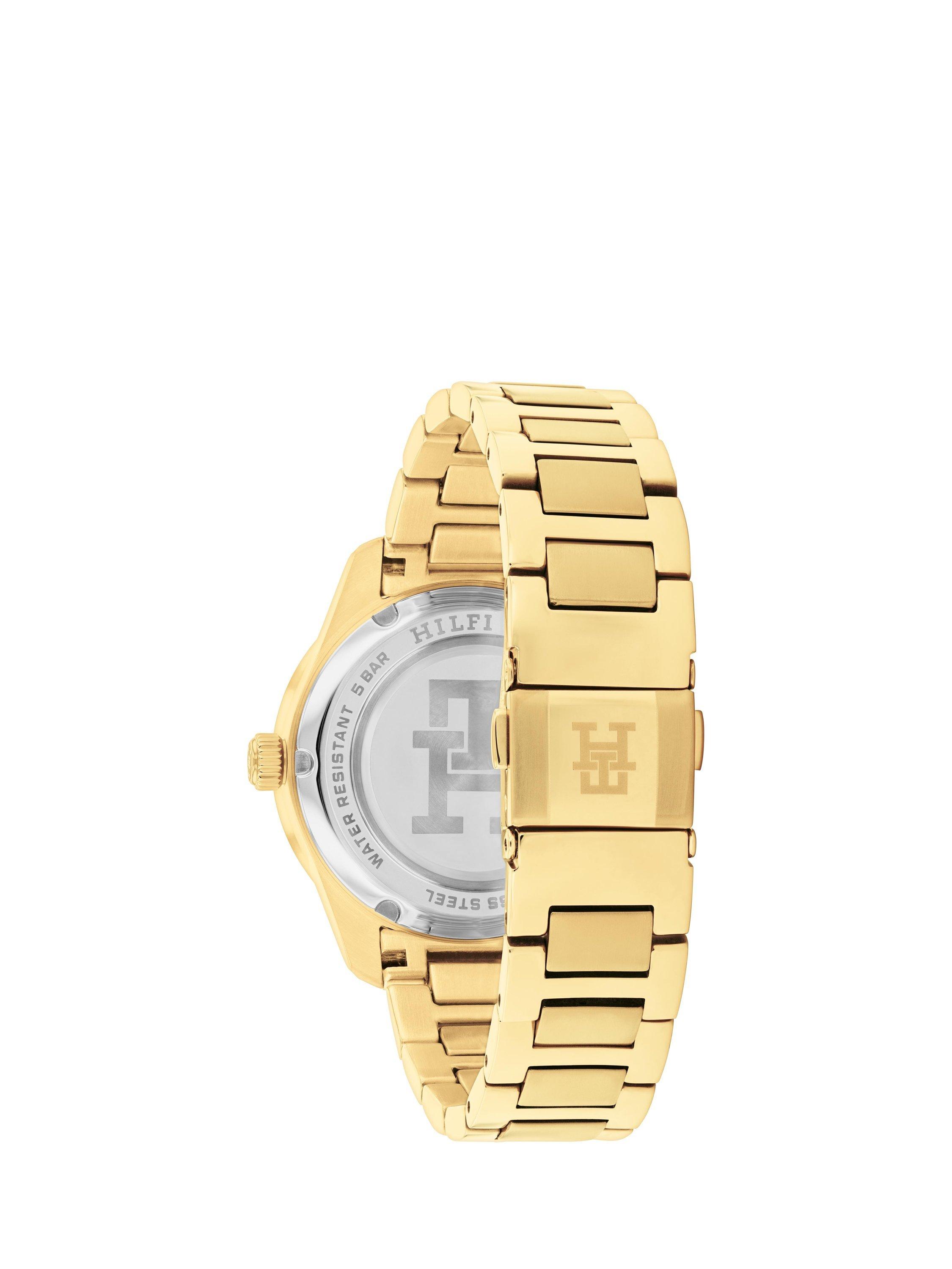 Product image 3 of 5, which shows Tommy Hilfiger Women's Crystal Bracelet Strap Watch, Gold/ 1782758