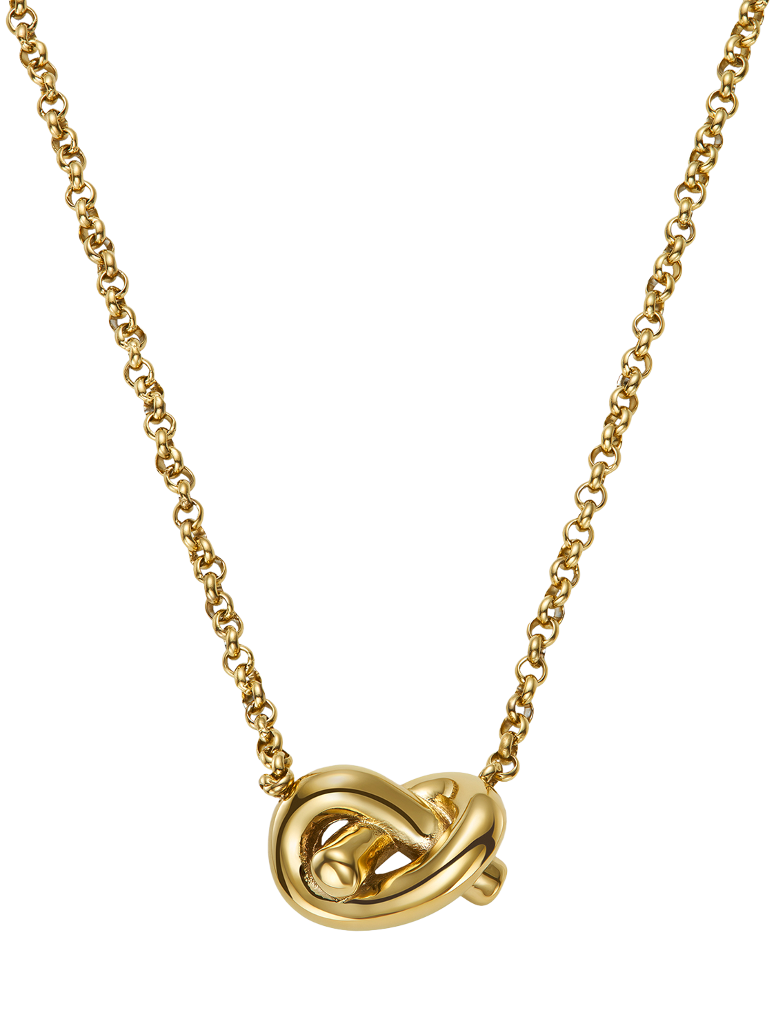 Olivia Burton Lovers Knot Necklace, Gold