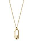 BOSS Double B BB Pendant Necklace, Gold