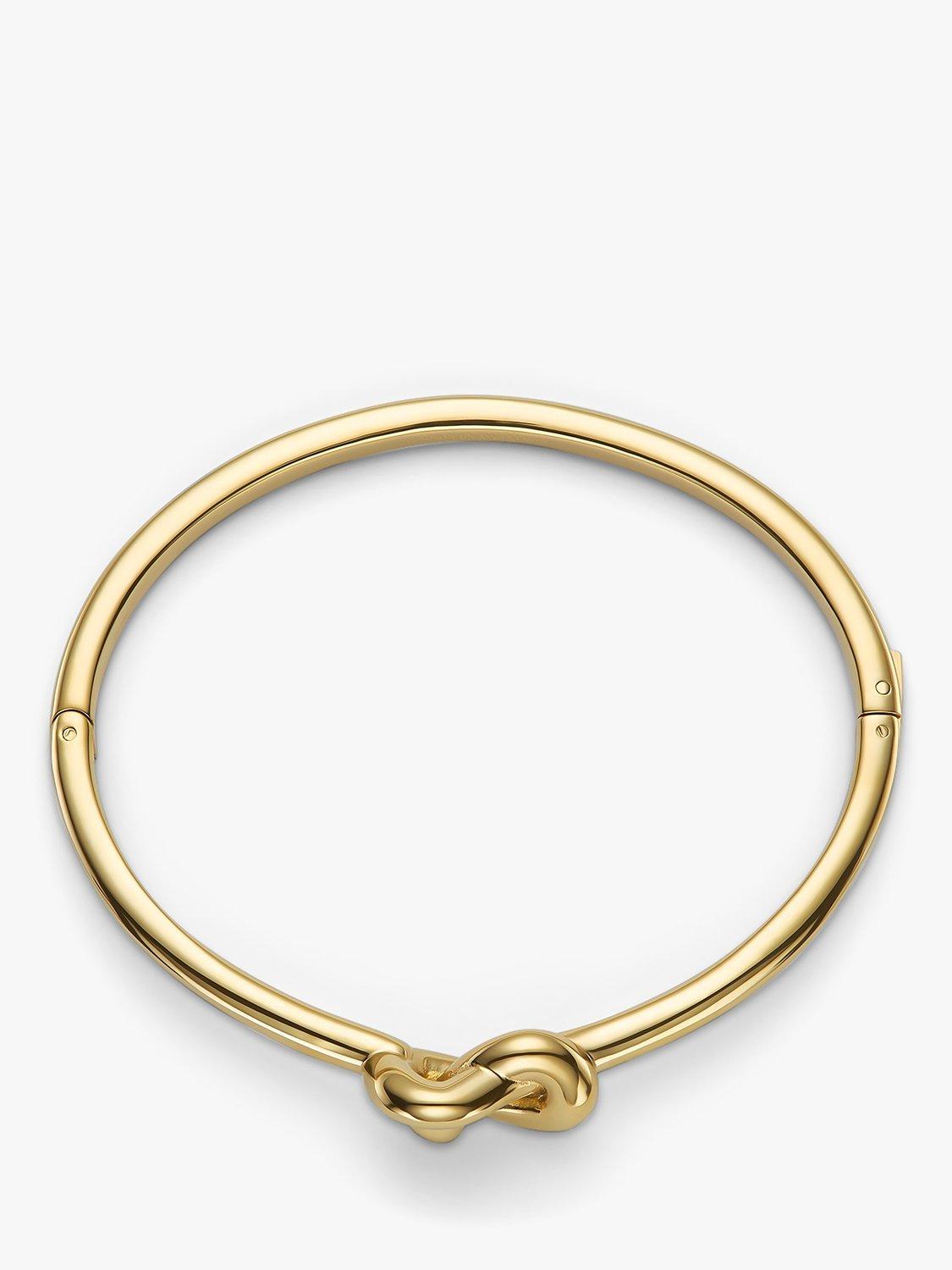 Product image 2 of 5, which shows Olivia Burton Lovers Knot Bangle, Gold