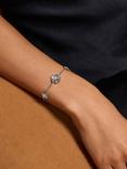 Olivia Burton Tudor Rose Chain Bracelet, Silver