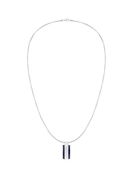 Tommy Hilfiger Men's Pendant Necklace, Silver, Silver