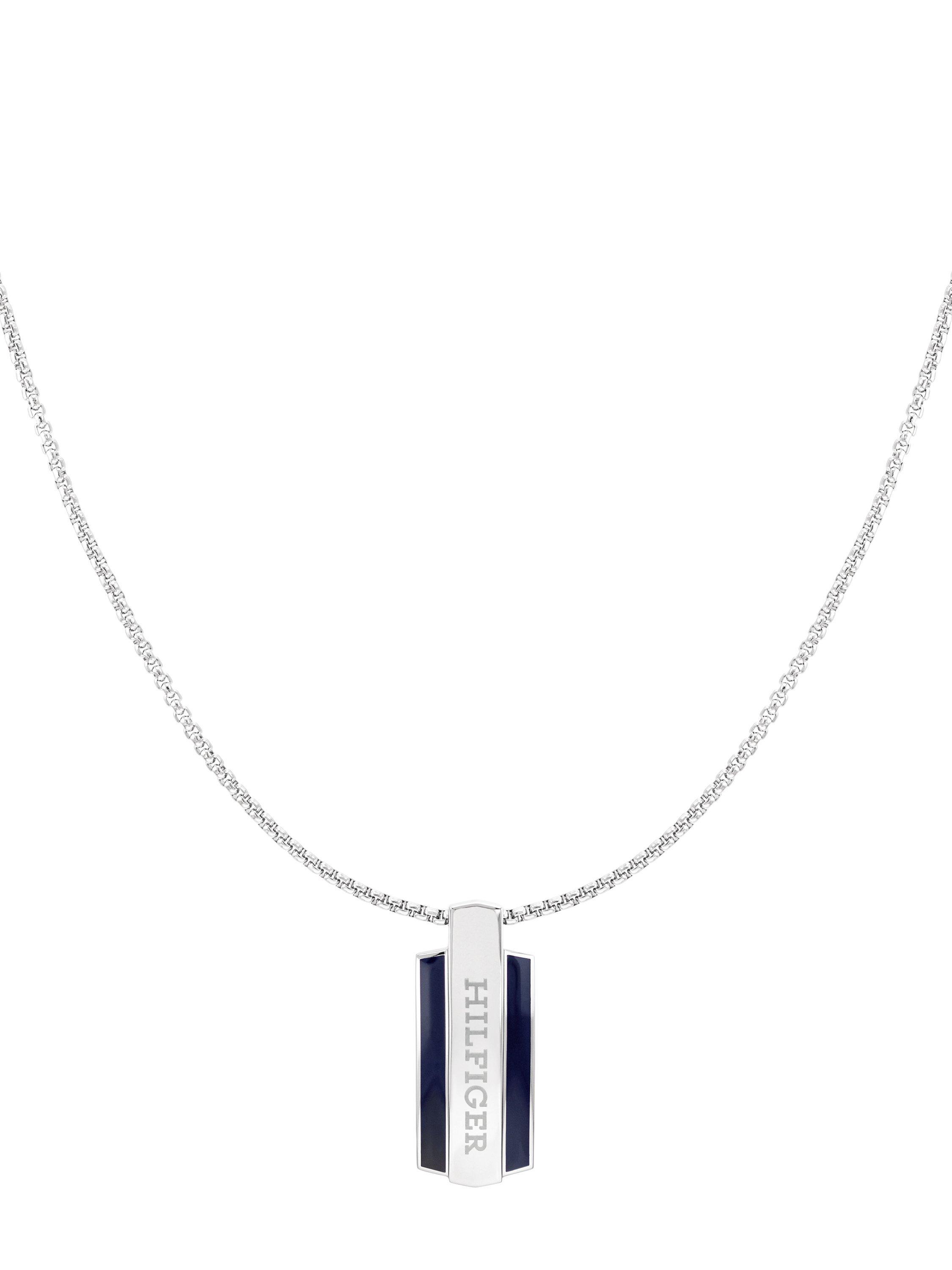 Product image 2 of 5, which shows Tommy Hilfiger Men's Pendant Necklace, Silver