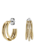 Olivia Burton Ever Stacked Claw Demi Hoop Earrings, Gold