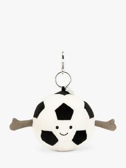 Jellycat Amuseables Football Bag Charm, Multi