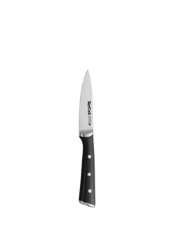 Tefal Ice Force Stainless Steel Paring Knife, 9cm, Black