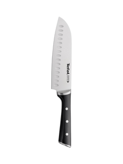 Tefal Ice Force Stainless Steel Santoku Knife, 18cm