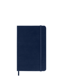 Moleskine Pocket Hard Cover Notebook, Blue, Blue