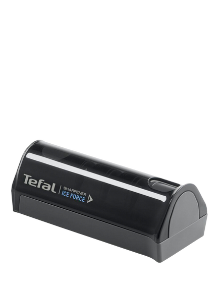 Tefal Ice Force Retractable Kitchen Knife Sharpener - view 2, Black