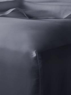 Bedfolk Luxe Cotton Deep Fitted Sheets, Ink