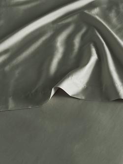 Bedfolk Luxe Cotton Deep Fitted Sheets - view 2, Moss