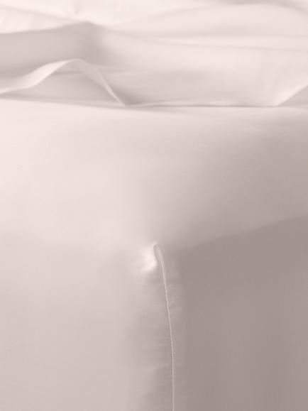 Bedfolk Luxe Cotton Deep Fitted Sheets, Rose