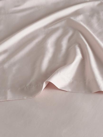 Bedfolk Luxe Cotton Flat Sheets - view 2, Rose