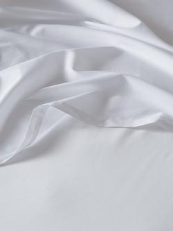 Bedfolk Luxe Cotton Flat Sheets, Snow