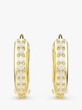 Swarovski Matrix Mini Hoop Earrings, Gold