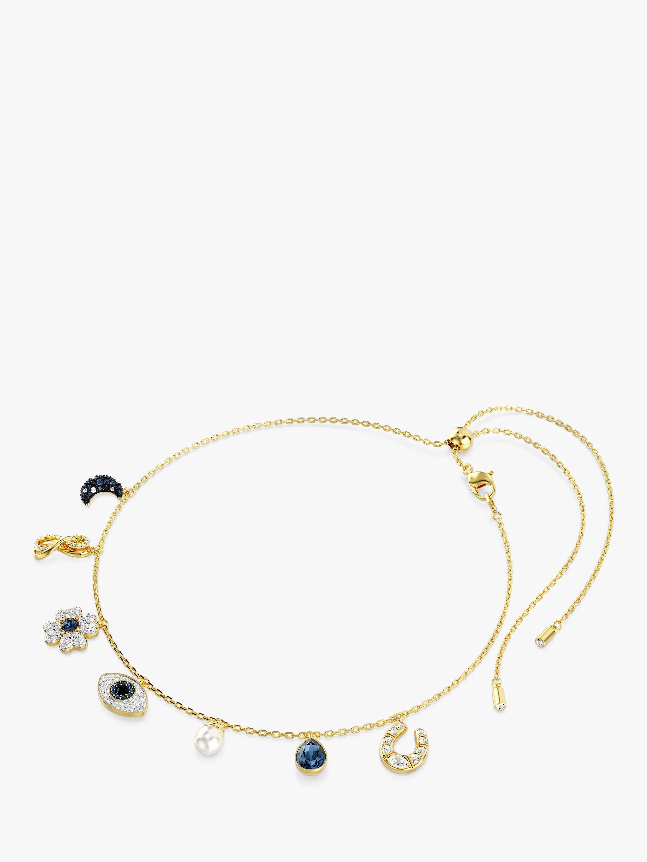 Product image 2 of 5, which shows Swarovski Symbolica Charm Choker Necklace, Gold