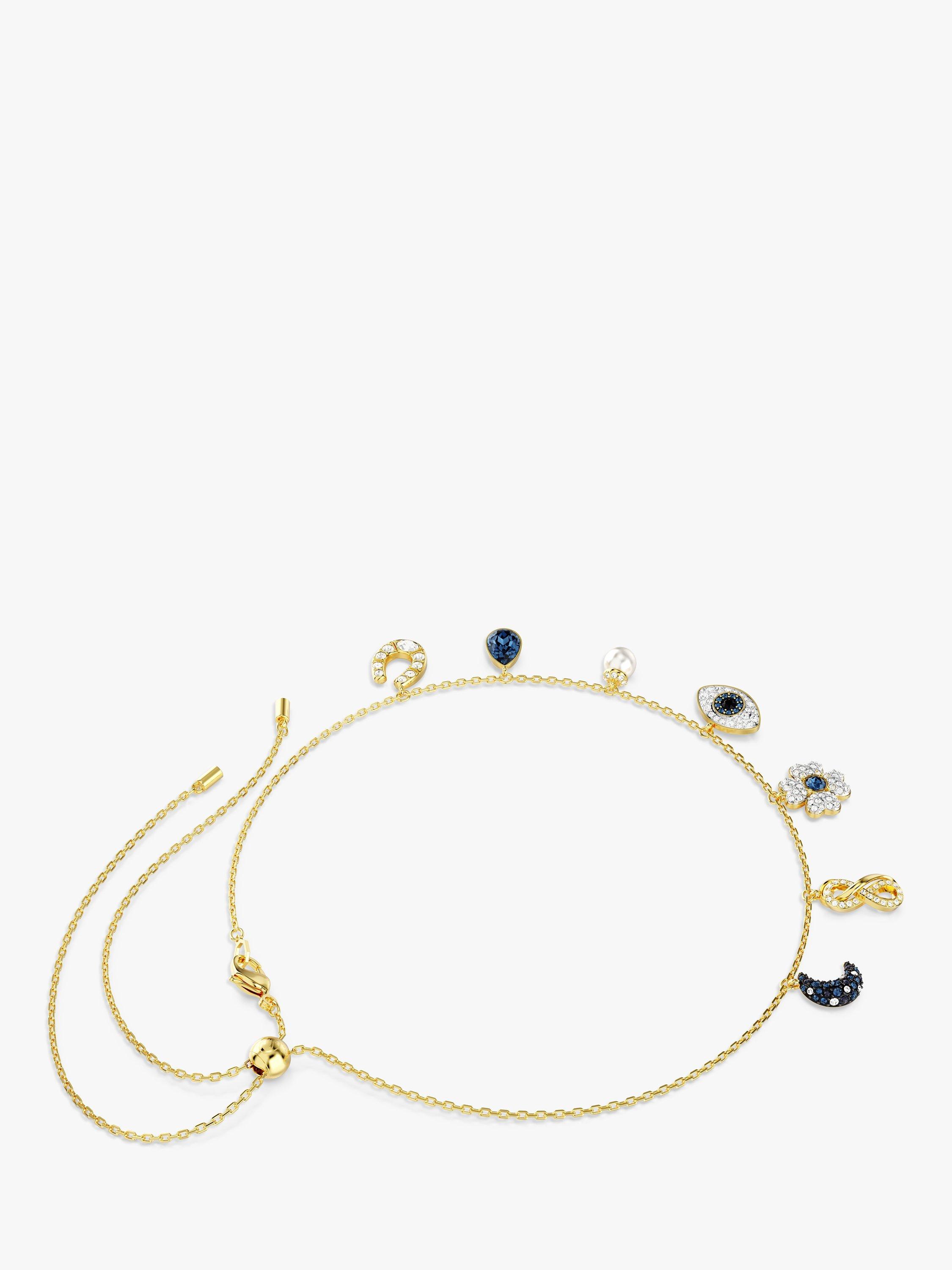 Product image 4 of 5, which shows Swarovski Symbolica Charm Choker Necklace, Gold