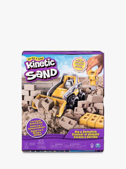 Spin Master Kinetic Sand Dig & Demolish Play Set, Multi
