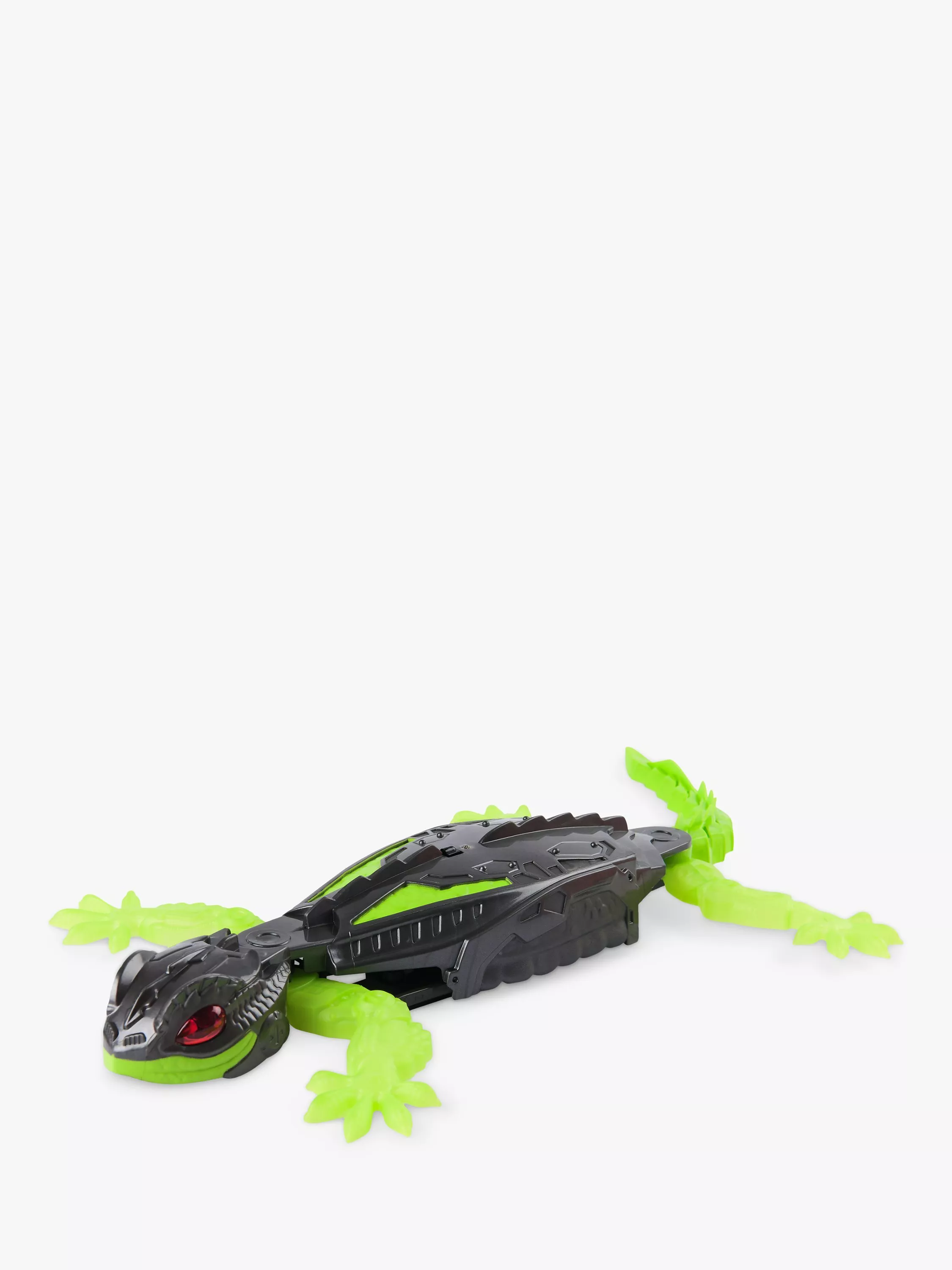 HEX BOTS Gecko Robot Lumineux - Grimpe Aux Murs - Télécommandé - Avec Yeux LED Et Effet Glow In The Dark
