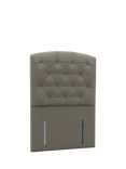 John Lewis Rouen II Headboard, Single, Stc Grey