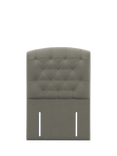 John Lewis Rouen II Headboard, Single, Stc Grey