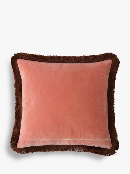 William Morris At Home Blackthorn Square Cushion, Midnight - view 2, Midnight