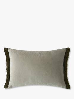 William Morris At Home Marigold Rectangular Cushion, Olive - view 2, Olive