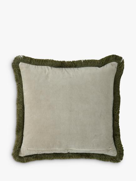 William Morris At Home Marigold Cushion - view 2, Olive