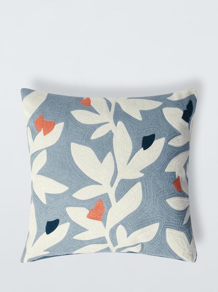 John Lewis Lula Cushion, Slate, Slate