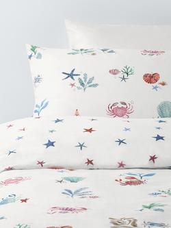 John Lewis Kids' Coral Reef Duvet Cover and Pillowcase Set, Multi, Multi